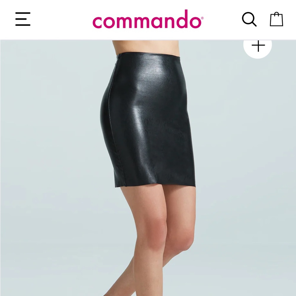 Commando Faux Leather Mini Skirt
